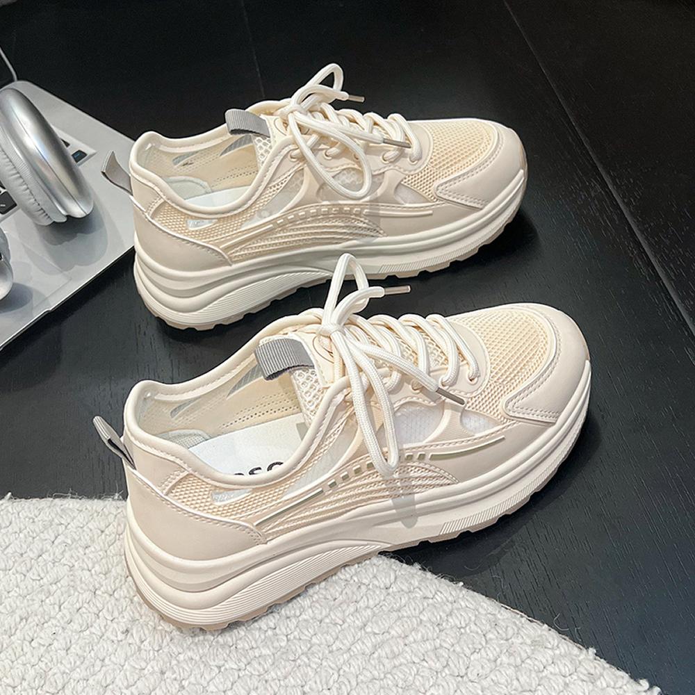 

Женские сетчатые спортивные кроссовки Летний новый стиль Кроссовки папы Тонкие Полые Дышащие Легкие Сетчатые кроссовки Резиновая подошва Удобные 41 хаки