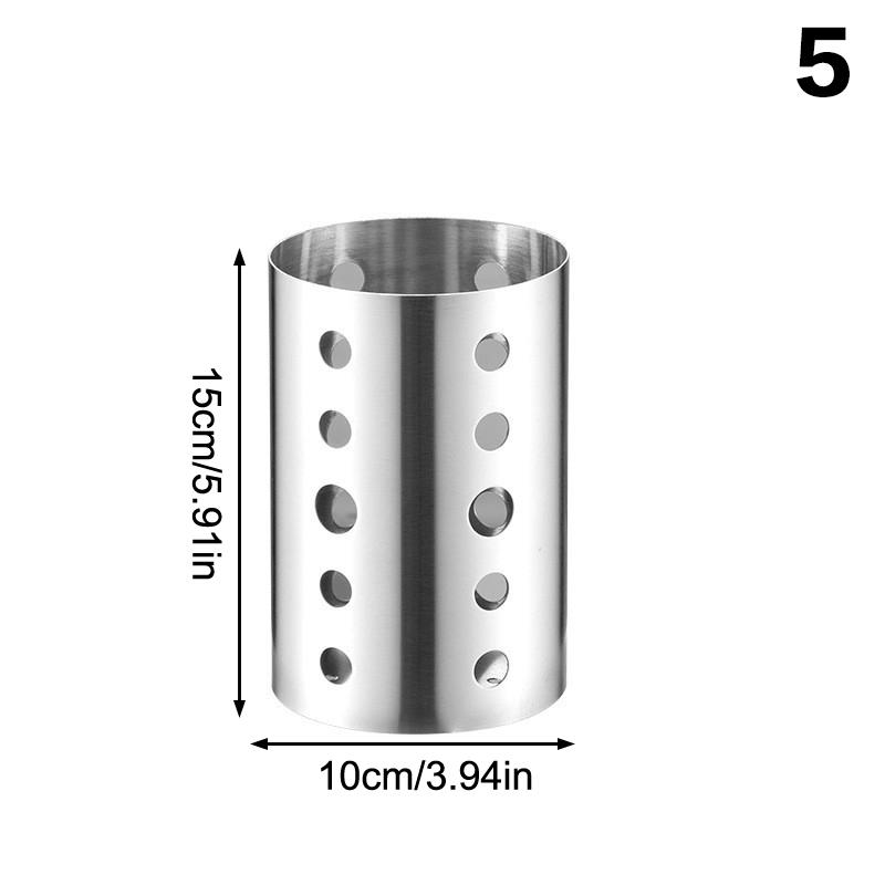 Stainless Steel Cutlery Holder Chopstick Storage Holder Organizer Container Drainer Spoon Fork Chopsticks Kitchen Storage Basket