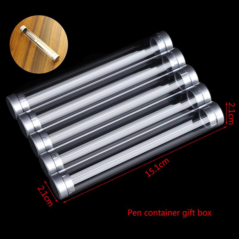 Transparent Plastic Pen Box Gift Box Metal Pen Box Transparent Pen Case