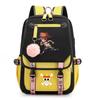 Japan cartoon comics One Piece Printed Backpack with USB Interface Charging Backpack Laptop Bag 0032