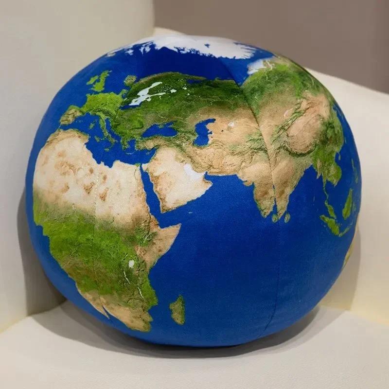 9 Styles Planet Plush Toy Earth Moon Sun Mars Mercury  Venus Neptune Doll Children s Cognitive Stuffed Doll Ornaments Polandball Earth 17cm