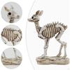 Halloween Skeleton Deer Statue Decoration Horror Gifts Collectible Figurine