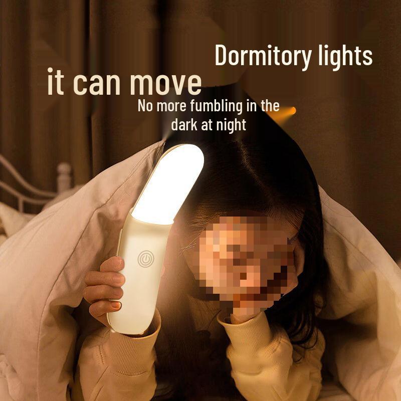 Rechargeable Eye-Friendly Touch Night Lamp with Magnetic Base and Long Battery Life for Desks and Bedsides.
