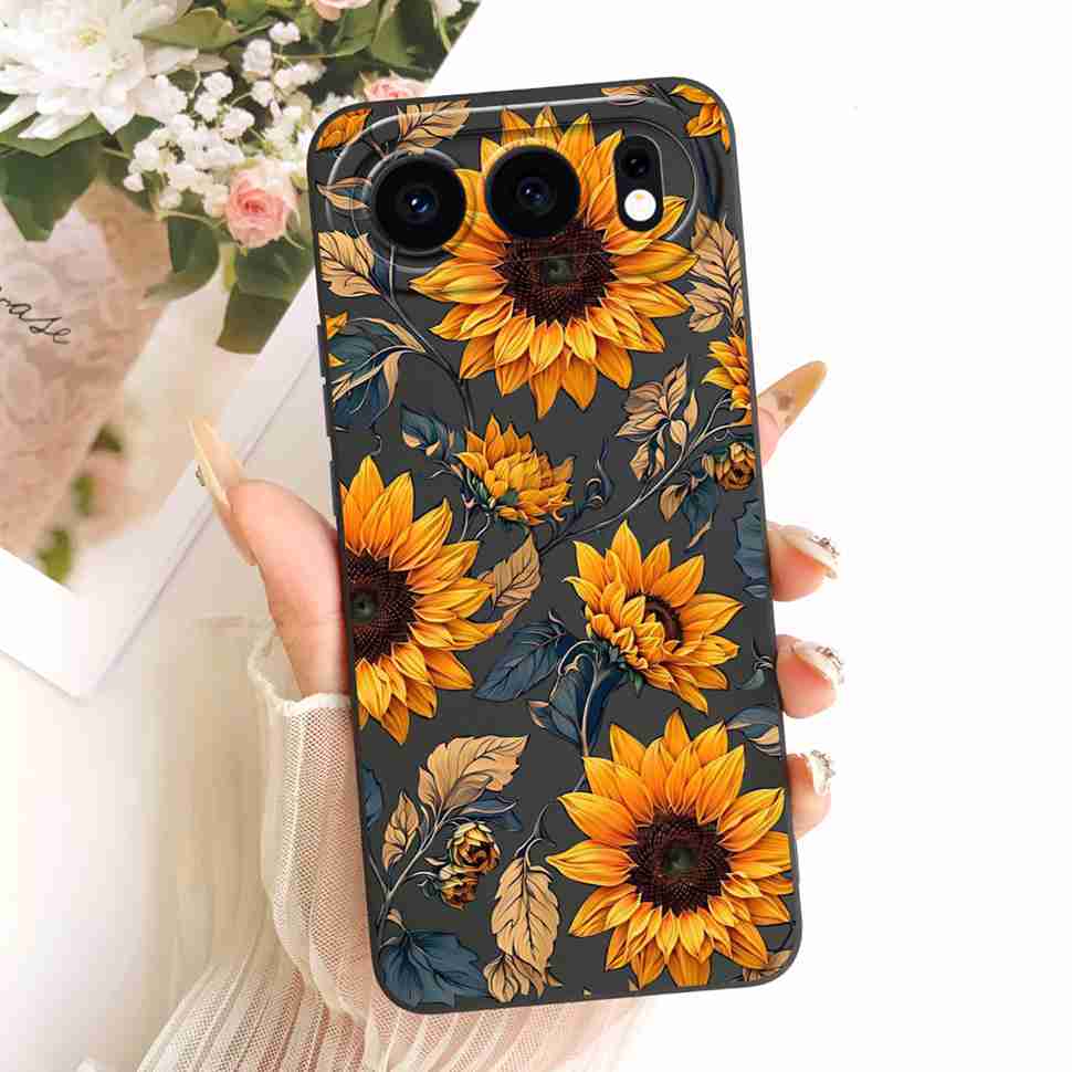 New Design For Honor 500 5G 6.55" Case Sunflower Cartoon Silicone Back Cover For Honor500 HONOR 500 5G MEY-AN00 Phone Cases