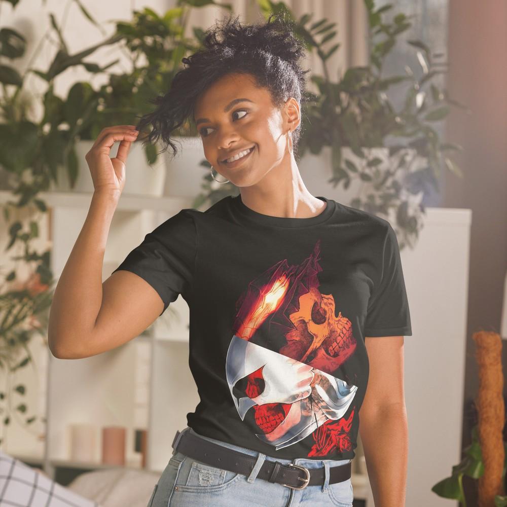 

Anime Warrirors Gothic Skulls Horror Short-Sleeve Unisex T-Shirt S