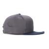 New Era 9FIFTY FLAT BILL Snapback Free Size Cap, Charcoal/Deep Navy, (Adjustable)
