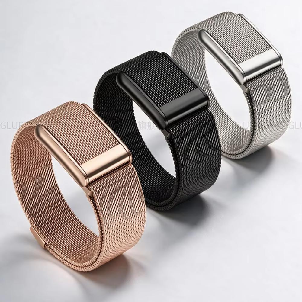 Für Whoop 5.0 Uhr Zubehör Armbänder Mailänder Metallarmband für Whoop 5.0 MG Armbänder Edelstahl Correa