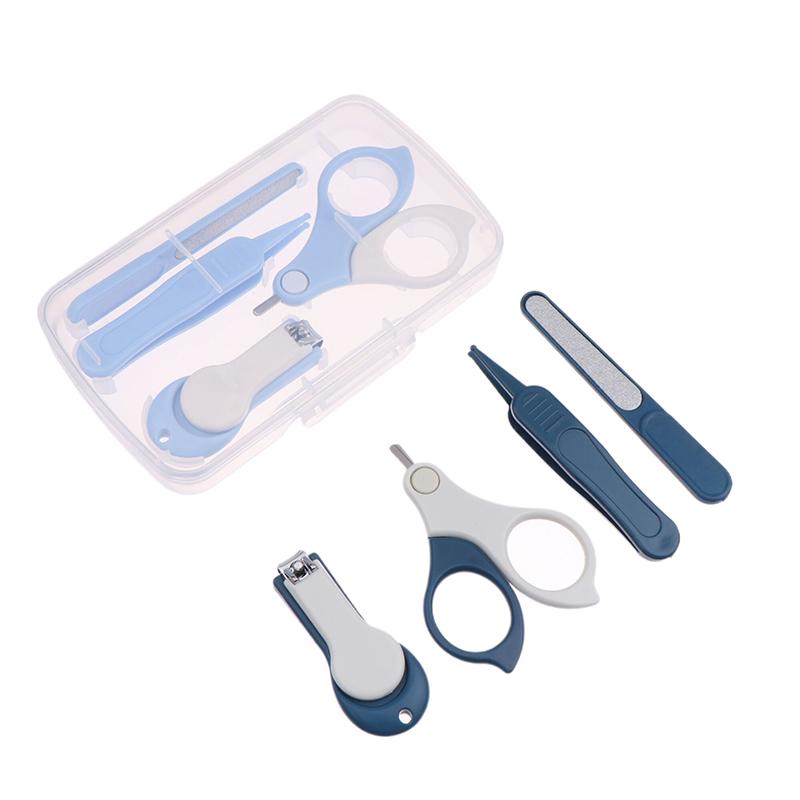 Bezpieczny dla dziecka zestaw do obcinania paznokci Trymer Obcinacz Czyste Pęsety Narzędzia Dziecko Niemowlę Zestaw do Obcinania Paznokci Narzędzia do Pielęgnacji Paznokci i Uszu Dziecka
