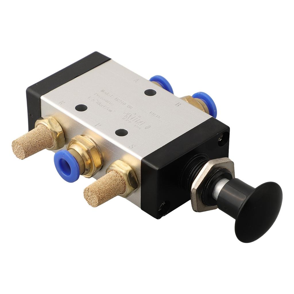 4R210-08 Pneumatický ventil Push Pull 5 cest 2 polohy 1/4" Pro BSPT & Konektor Tlumič