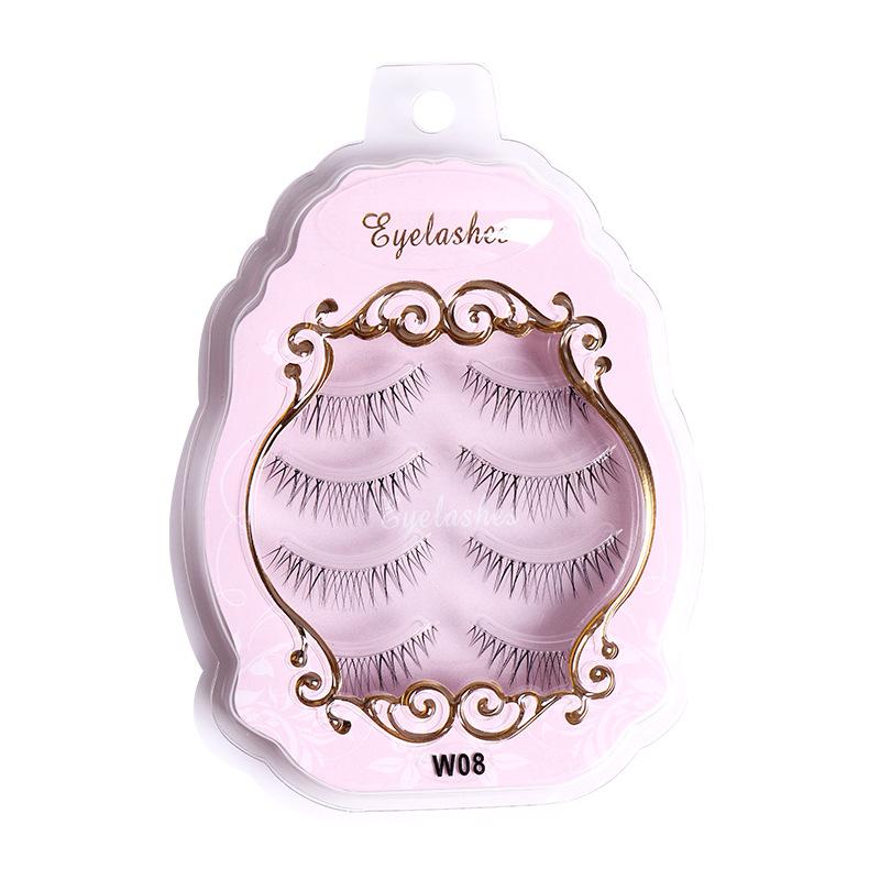 Little Devil Sharpened False Eyelash Powder Boxed, Natural Thick And Slender Eyelashes, Nude Makeup, Pseudo-Plain Eyelashes