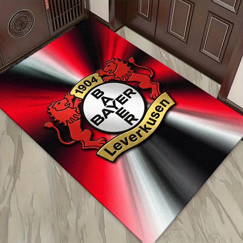Tappeto Bayer Leverkusen per Soggiorno Camera da Letto Casa Decorazione Divano, Tappetino Antiscivolo per Giochi Bambini