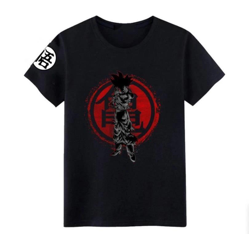 Dragonball Z Cosplay Anime Manga T-Shirt Tee Costumes Black Polyester M