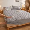Thicken Quilted Mattress Cover Non-slip Three-layer Structure Brushed Cotton Bedspread On The Bed Queen King Size Sheet