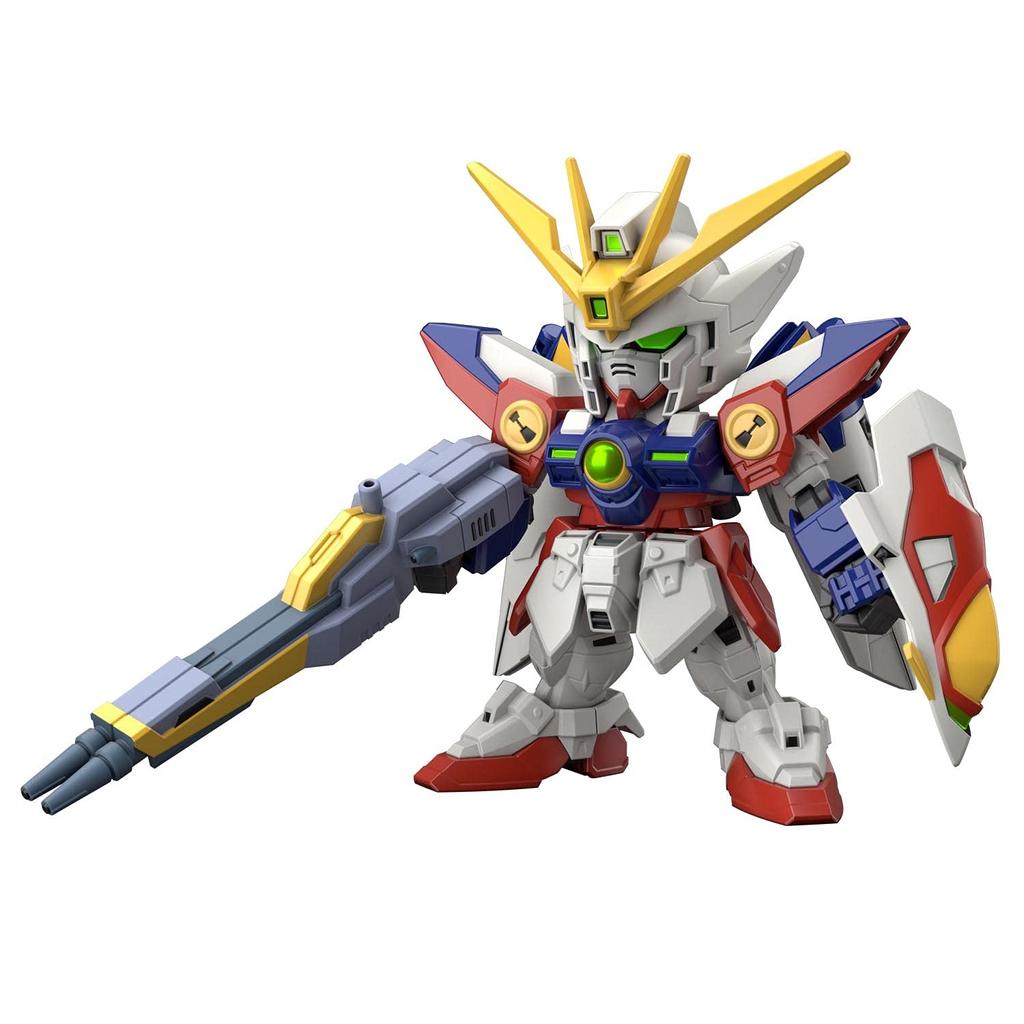 SD Gundam EX Standard Mobile Report Gundam W Wing Gundam Zero plastic model color-coded