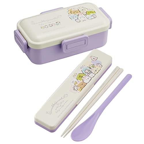 Skater Bento Box Sumikkogurashi Rabbit Rice 530ml Antibacterial Fluffy Dome Lid for Women Made in Japan PFLB6AG-A