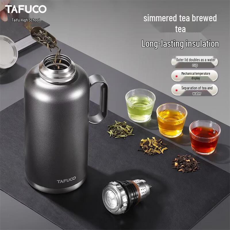 TAFUCO 1.8L 316 Stainless Steel Thermal Carafe