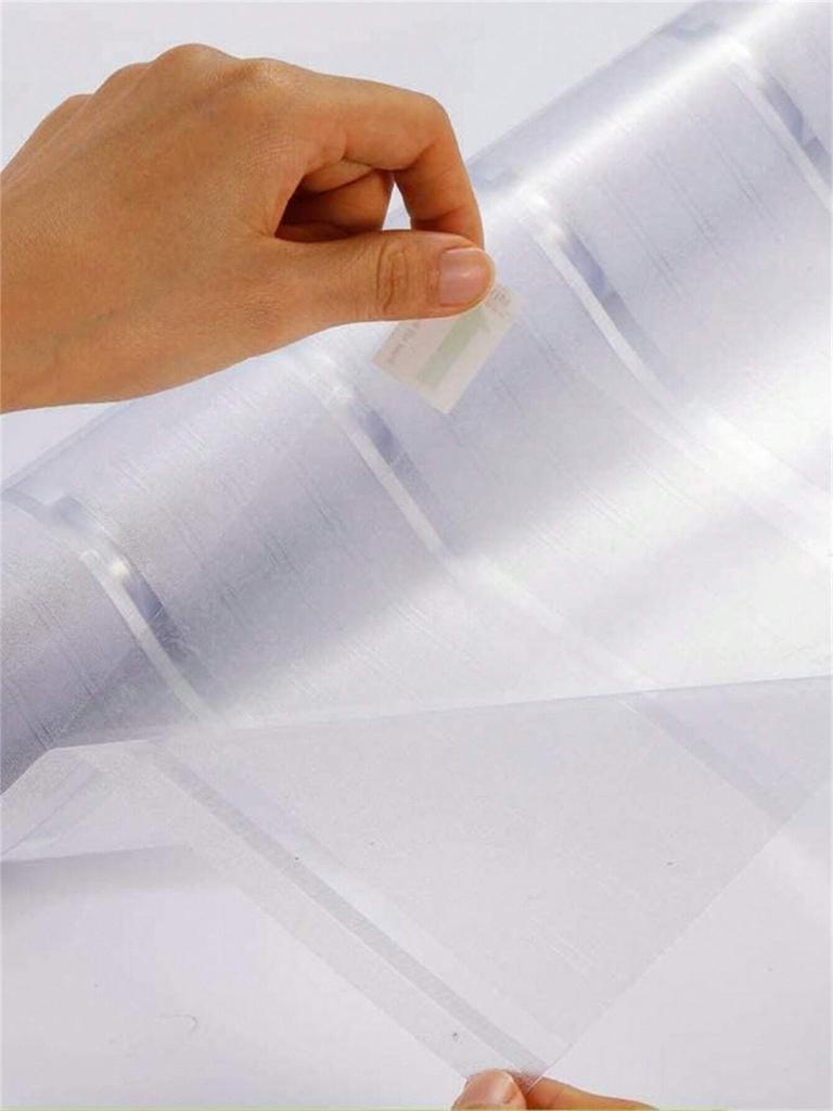 Frosted PVC Window Film - Static Cling UV Blocking Opaque Privacy Cover for Home Office Glass Doors Removable