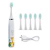 Children Electric Toothbrush With Replace Brush Heads Kids Cartoon Toothbrush Ultrasonic Sonic Electric Toothbrush Brush Head