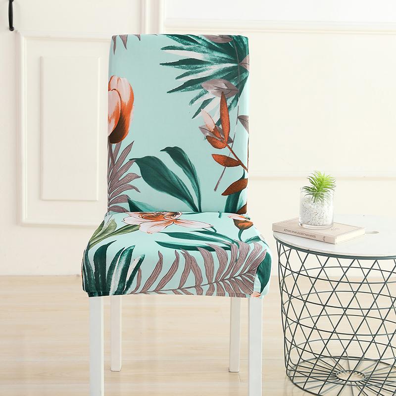 Four Seasons Universal Milk Silk Chair Cover Dust-Proof One Set Of El Conjoined Backrest All-Around Printing