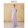 HECO New Chinese Style Phoenix Dance Acetate Halterneck Vest T-Shirt
