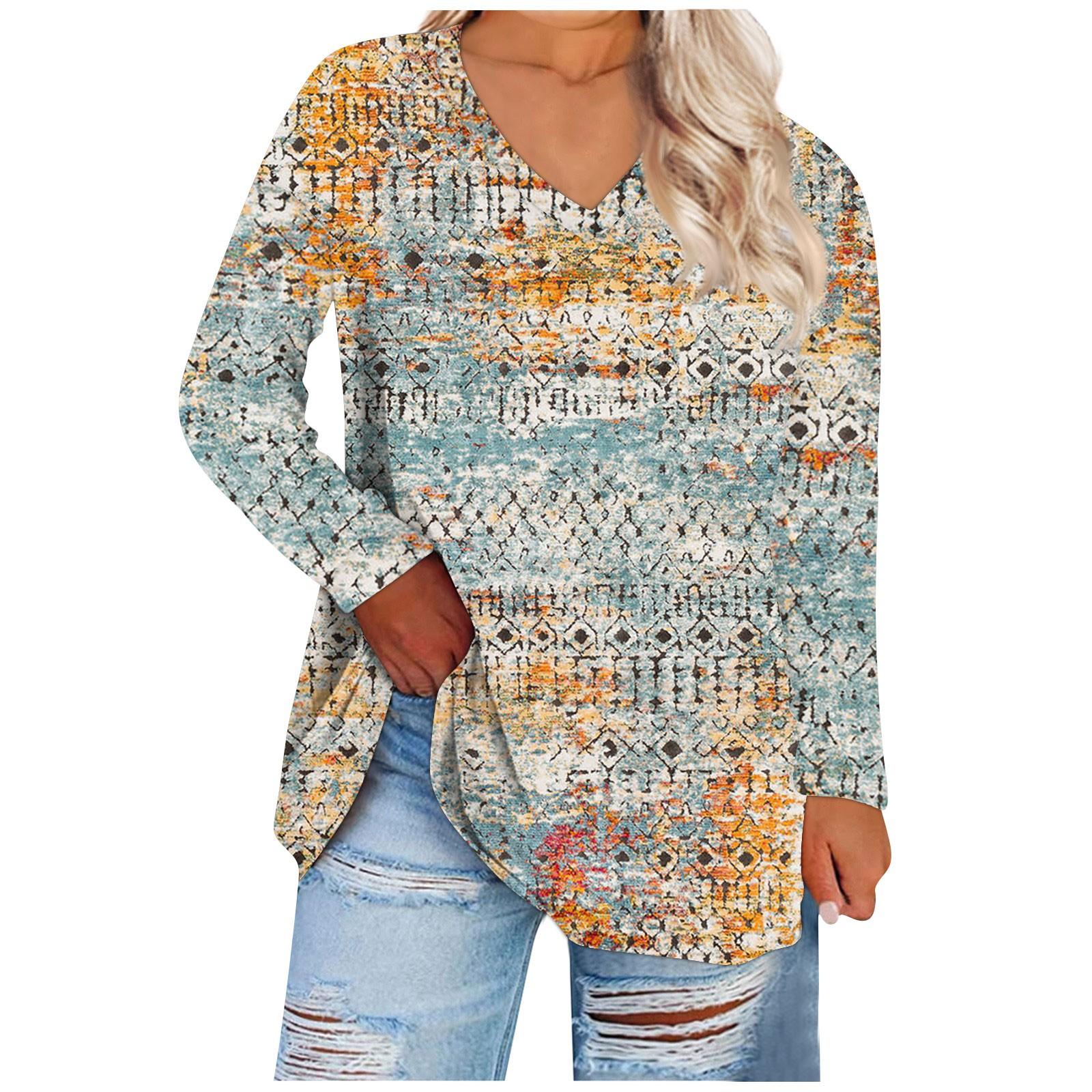 

Женская свободная и удобная футболка с длинными рукавами и круглым вырезом, повседневная XXXL хаки