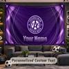 Austria Wien FC Personalized Tapestry Support Custom Name, Wall Art Home Decoration