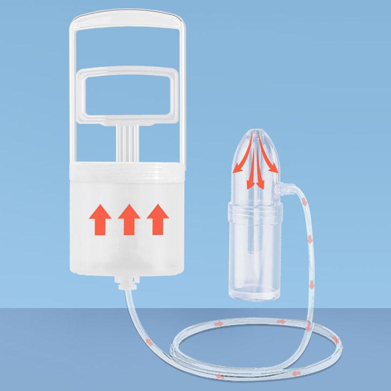 New Fashion Baby Nasal Aspirator Powerful Hand Pump and Non-invasive Nose Tip Hygienic & Comfortable Nose Suction for Baby