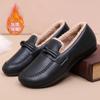 Fashion Women Shoes Winter New Sneakers Antiskid Thick Soled Cotton Plush Shoes Soft Soled Loafers Fashion Leather Shoes Zapatos Mujer