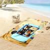 Bing Print Beach Towel, Large Soft Quick Dry Towel for Beach Camping Swimming