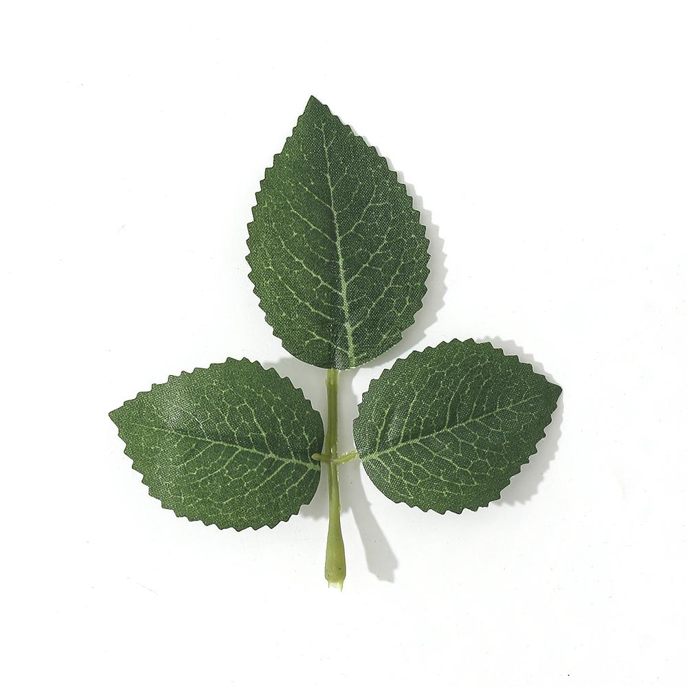 30Pcs Silk Rose Leaves Christmas Decorations for Home Wedding Bride Wrist Decorative Flowers Artificial Plants Ddiy Gift Box
