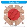 Obrotnice do torów kolejowych Drewniane zestawy rozszerzające do torów kolejowych Drewniane akcesoria do torów kolejowych Kompatybilne z większością torów kolejowych