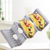Wave Shaped with Easy-Access Handle Taco Holder Kitchen Tools Tray Plate Taco Shell Stand