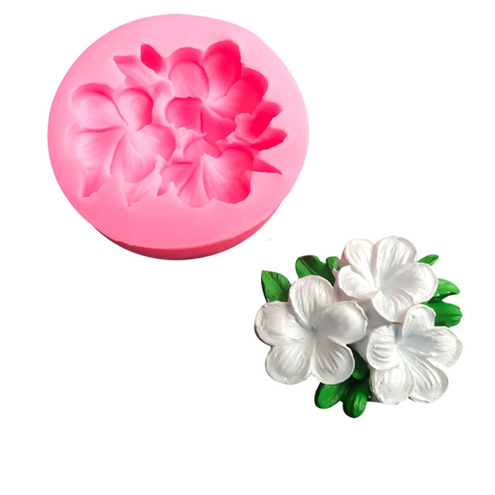

Силиконовая форма для цветов гардении и франжипани, форма для шоколадного торта с помадкой, гипсовая форма для ароматерапии One Size