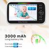 5-Inch Wireless Baby Monitor with Night Vision and Intercom