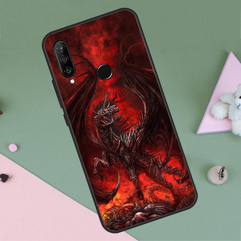 Legendary Dragon For Huawei Nova 9 10 SE Y91 Y61 Y90 Y70 Y60 Y72 12s 12i 11i 7i 8i P60 Pro P30 P40 Lite Case