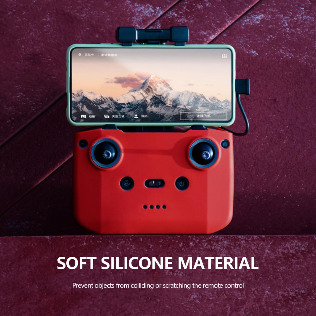 RC Drone Remote Control Protective Cover Silicone ScratchProof Case for       2S(Black )