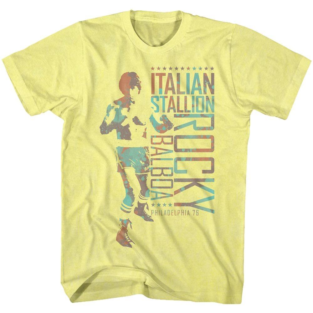 

Rocky - Italy Man - Short Sleeve - Heather - Adult - T-Shirt 4XL
