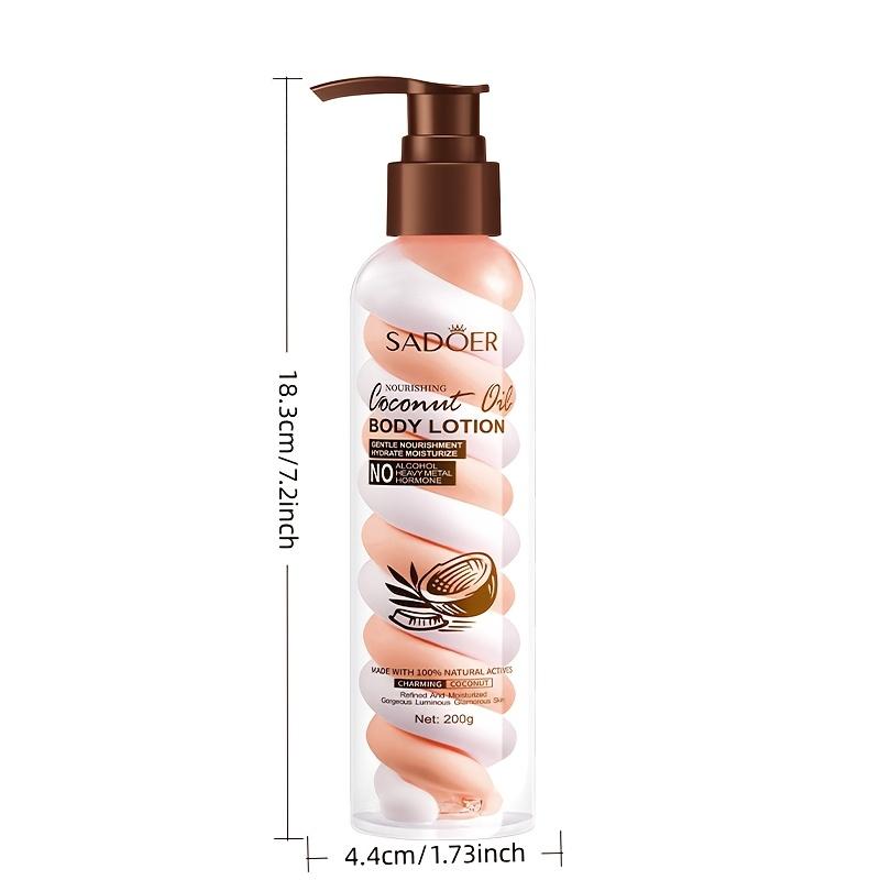 200g Coconut Oil Nourishing Marshmallow Scented Body Lotion for Autumn and Winter Deep Hydration