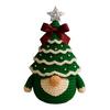 DIY Crochet Christmas Tree Gnome Kit Beginner-Friendly Handmade Xmas Tree Gnome Craft Kit Knitting Holiday Decoration