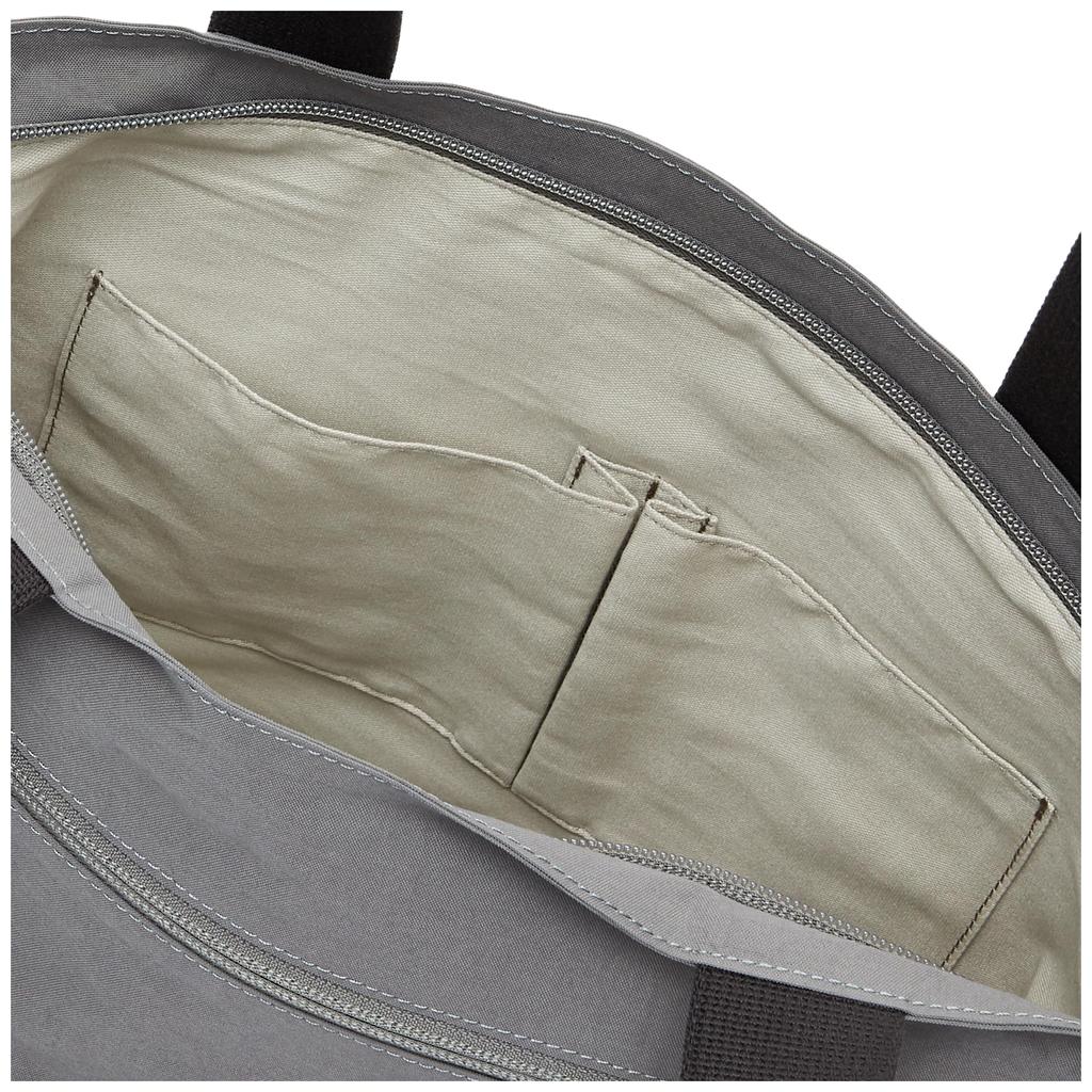 Howell Tote Nylon Onion Vegetable dyed A4 size storage Lightweight Stylish color scheme Shoulder bag Many pockets Functional Adult casual Natural