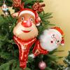 1-12 ks Vánoční hliníkové fóliové balónky Santa Claus sněhulák los balónkové tyčinky vánoční ozdoby na stromeček dětské hračky festivalové dekorace na párty