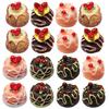 50 POPETPOP Miniature Handmade Craft Supplies, Decorative Materials, Craft Decorations, Donuts, Macarons, Ice Cream Cups