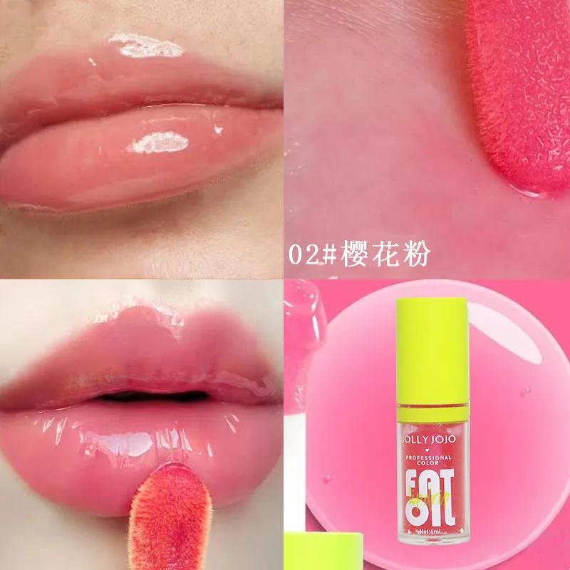 Hydrating Lip Glaze Lip Plumping Plumping Fat Oil Lip Oil Plumper Lip Gloss Oil Clear Transparent Lip Oil Tinted for Lip Care