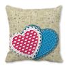Creative Valentine's Day Happy Series Digital printing short plush pillow covers for car sofa office cushion cover home goods