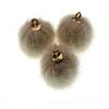 10pcs Imitation Water Mink Pompom Earring Pendant DIY Craft Supplies Cute Plush Fur Ball Beads DIY Handmade Jewelry Findings