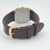 SEIKO Vintage Pătrat Octogonal Carcasă Cadran Auriu Ceas de Gală Mecanism Quartz Bărbați