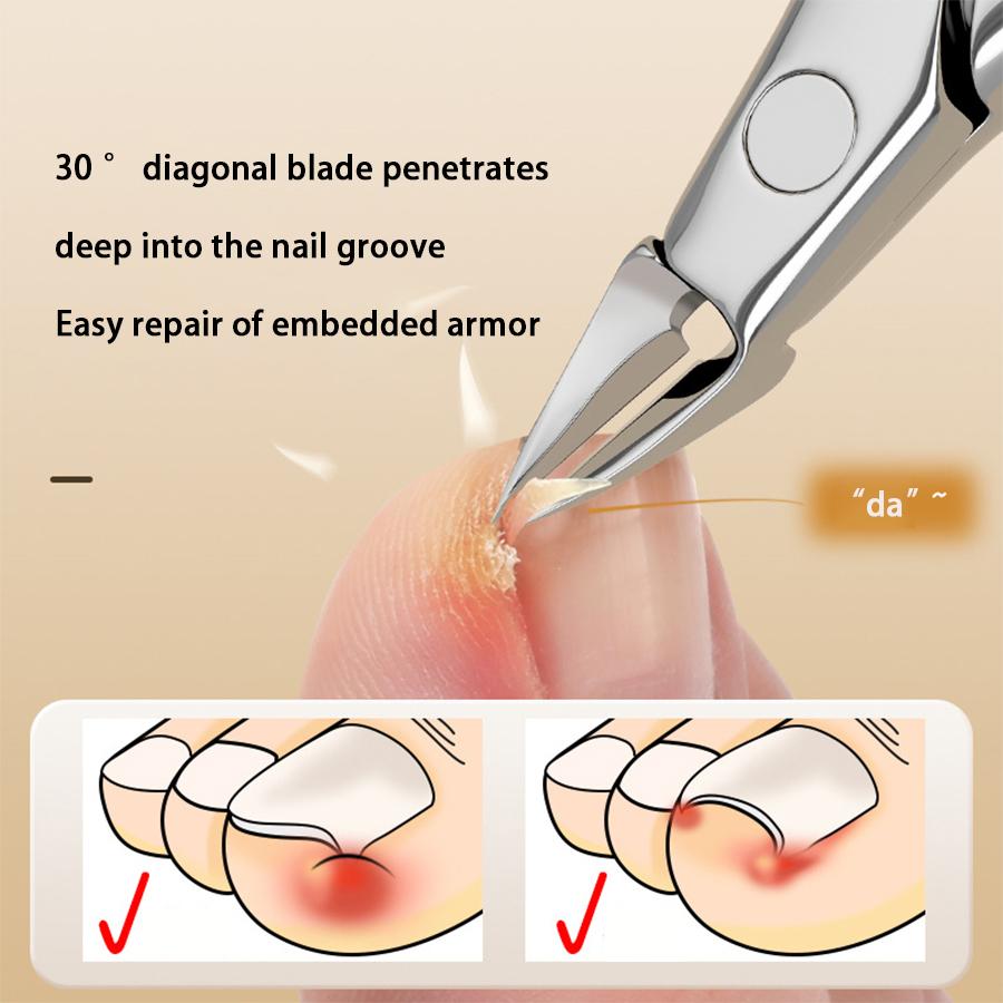 Xiaomi Single Nail Clipper Nail Groove Specialized Nail Clipper Set With Inlaid Nail Clippers Oblique Mouth Foot Repair Tool Eagle