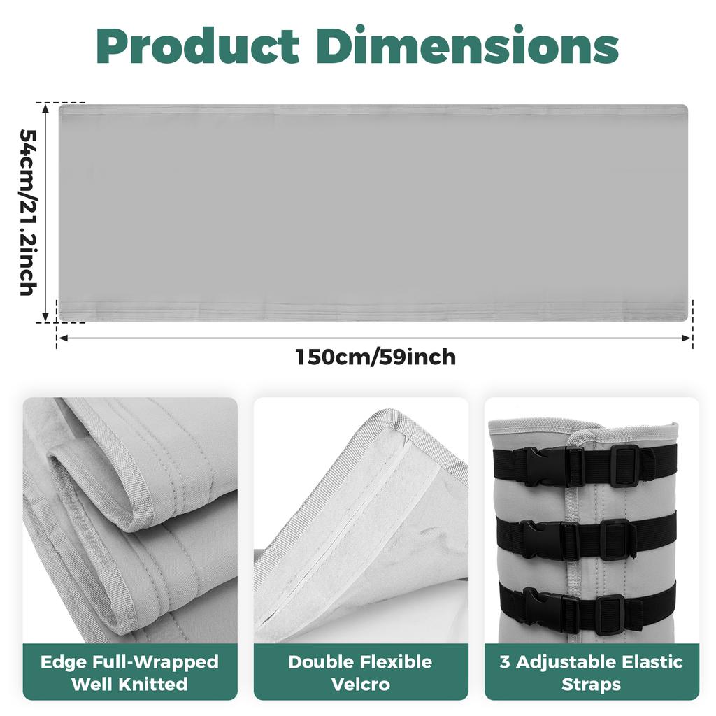 Portable Air Conditioner Hose Cover Insulated Sleeve Universal AC Hose Duct Vent Cover Dust-proof Air Conditioning Tube Cover