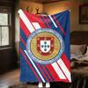 Royal Heraldry Regal Symbols blanket Suitable for all seasons Soft and comfortable Machine washable Office rest blanket Air conditioning blanket