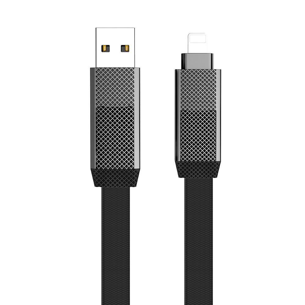 

ENKAY HAT PRINCE 4-in-1 0.15m 60W Charging Data Cable Nylon Braided USB/Type-C/Lightning Magnetic Fast Charging Cord A